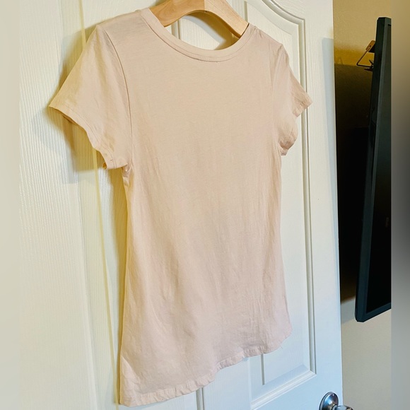 EUC Spell & the Gypsy Collective Sand Texan Blue Moon Organic Girlfriend Tee - Picture 9 of 10